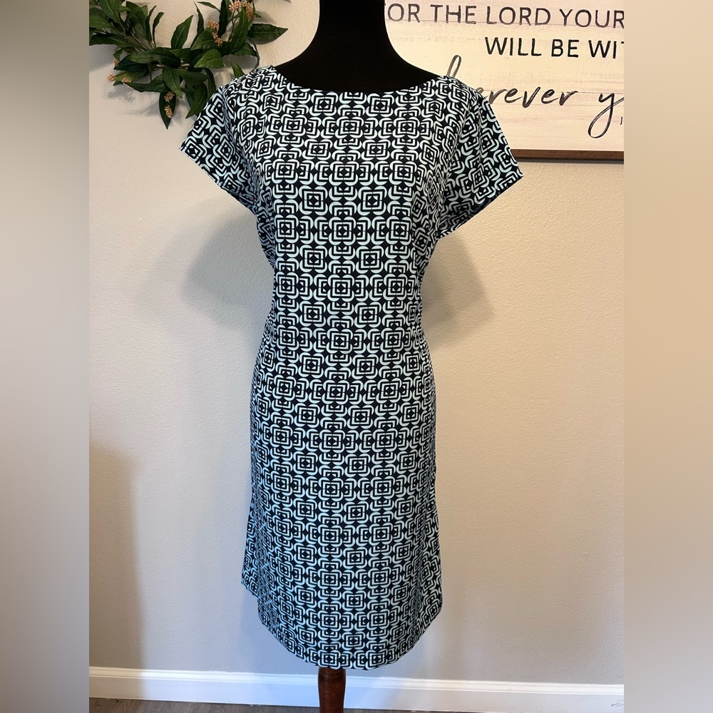 Tommy Hilfiger blue mide dress